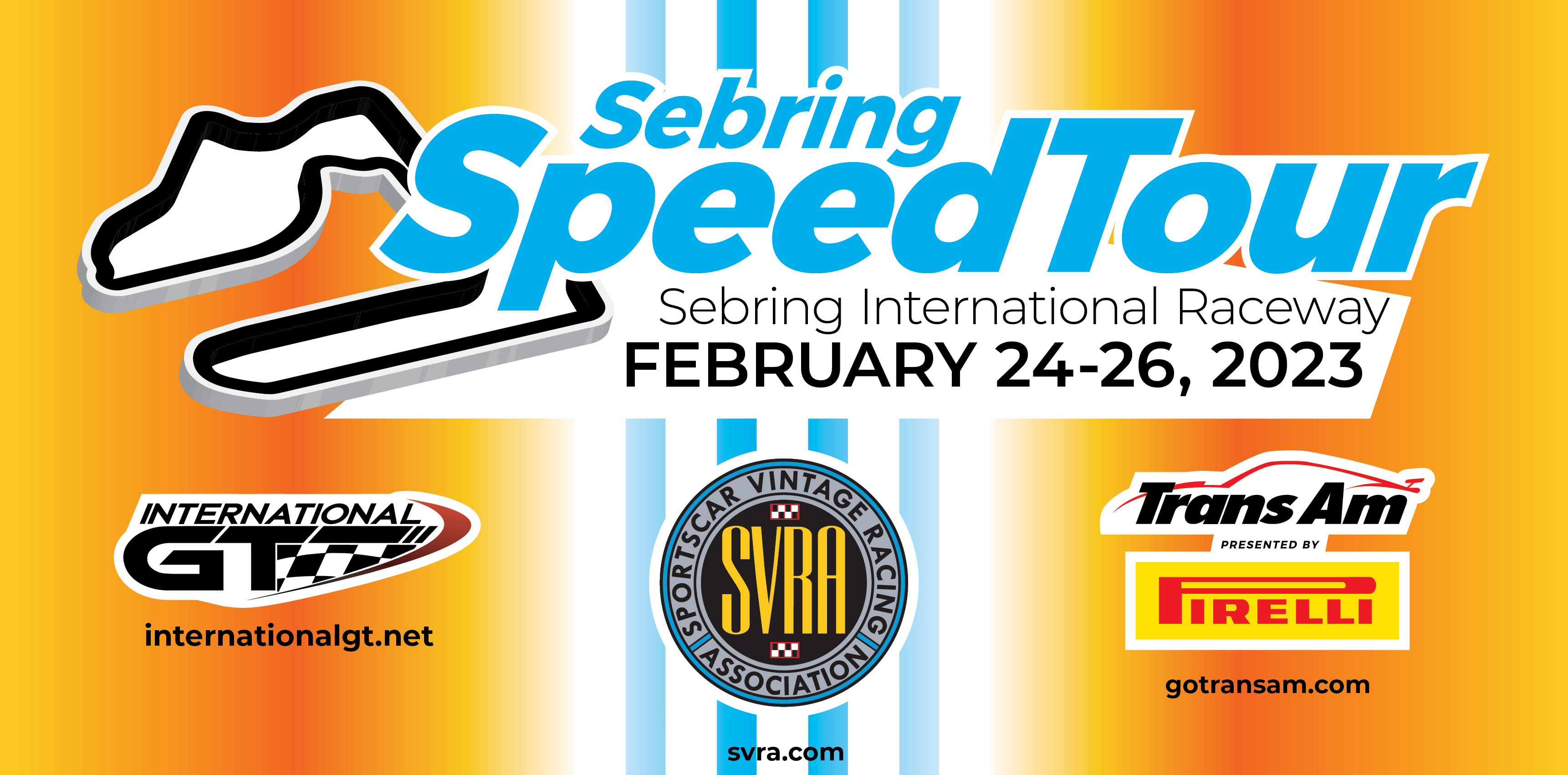 Schedule 2023 Sebring SpeedTour SpeedTour